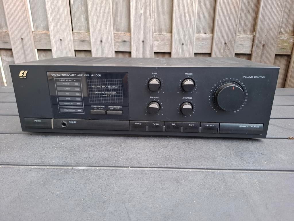 Sansui a-1000 amplifier versterker, Audio, Tv en Foto, Versterkers en Receivers, Ophalen of Verzenden, 120 watt of meer, Overige merken