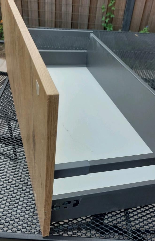 Keukenlade met eiken front, 120cm breed, Ophalen of Verzenden, Nieuw, 50 tot 75 cm, 100 tot 150 cm