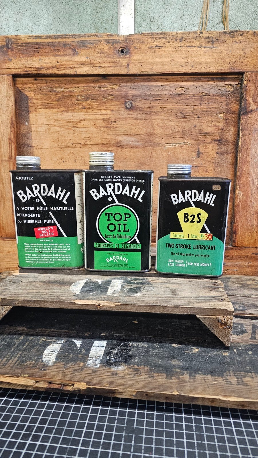 3x bardahl olieblikken, Verzamelen, Blikken, Ophalen of Verzenden, Overige