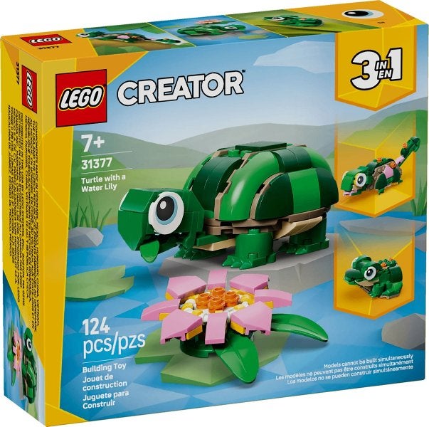 Lego Creator 3in1 31377 Schildpad met waterlelie