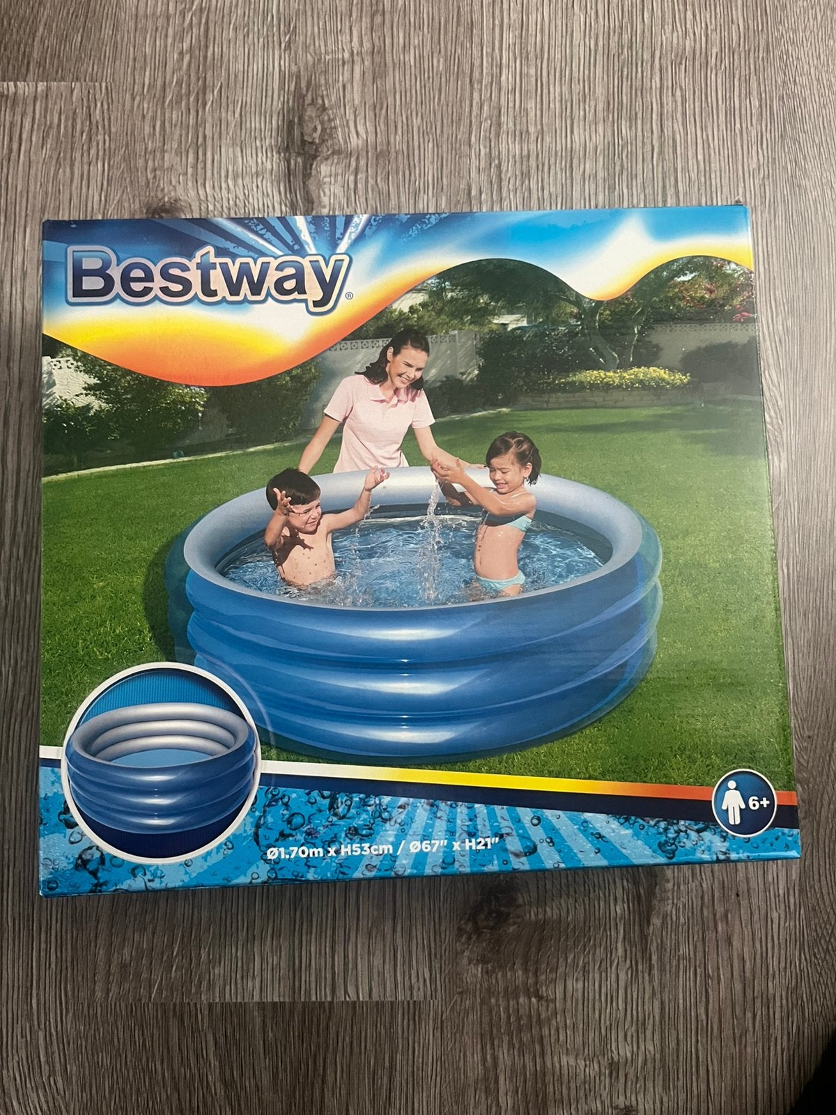 NIEUW opblaasbaar zwembad Bestway, Minder dan 80 cm, Opblaaszwembad, Rond, Nieuw