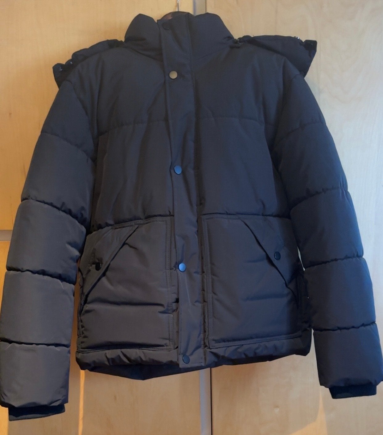 waterdichte winterjas, Ophalen of Verzenden, Zo goed als nieuw, Maat 36 (S), Zwart