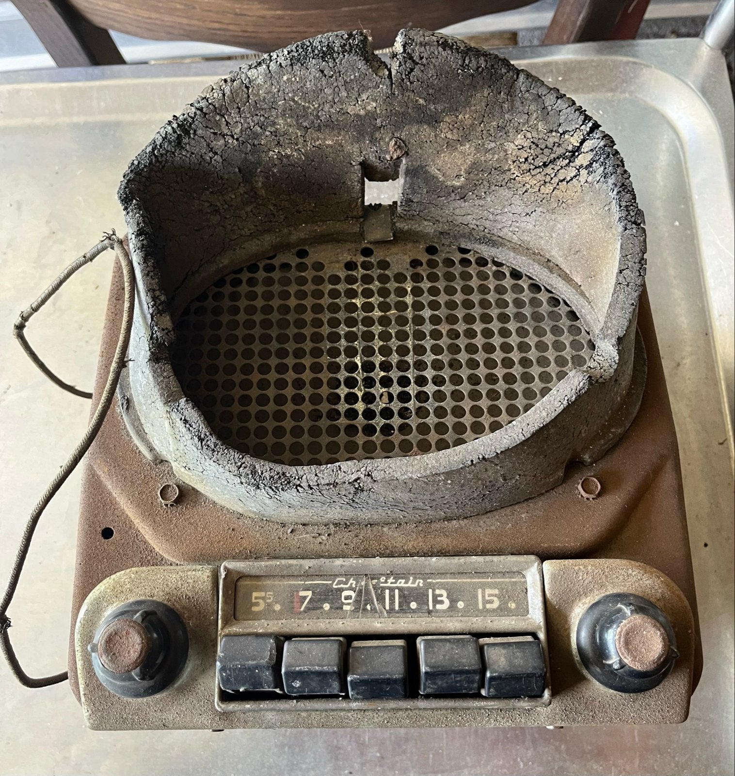 Autoradio met luidspreker voor Pontiac Chieftain 1950-1952, Ophalen of Verzenden, Gebruikt