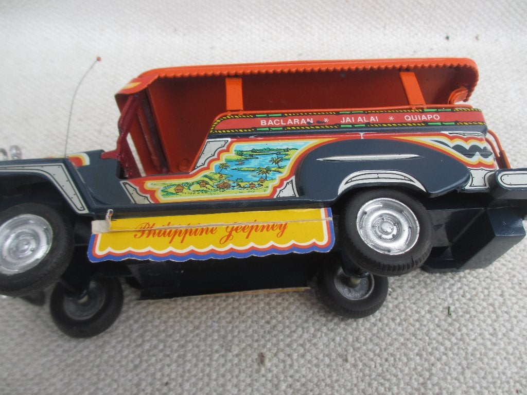 Vintage model auto Philippine Jeepney, Antiek en Kunst, Ophalen of Verzenden