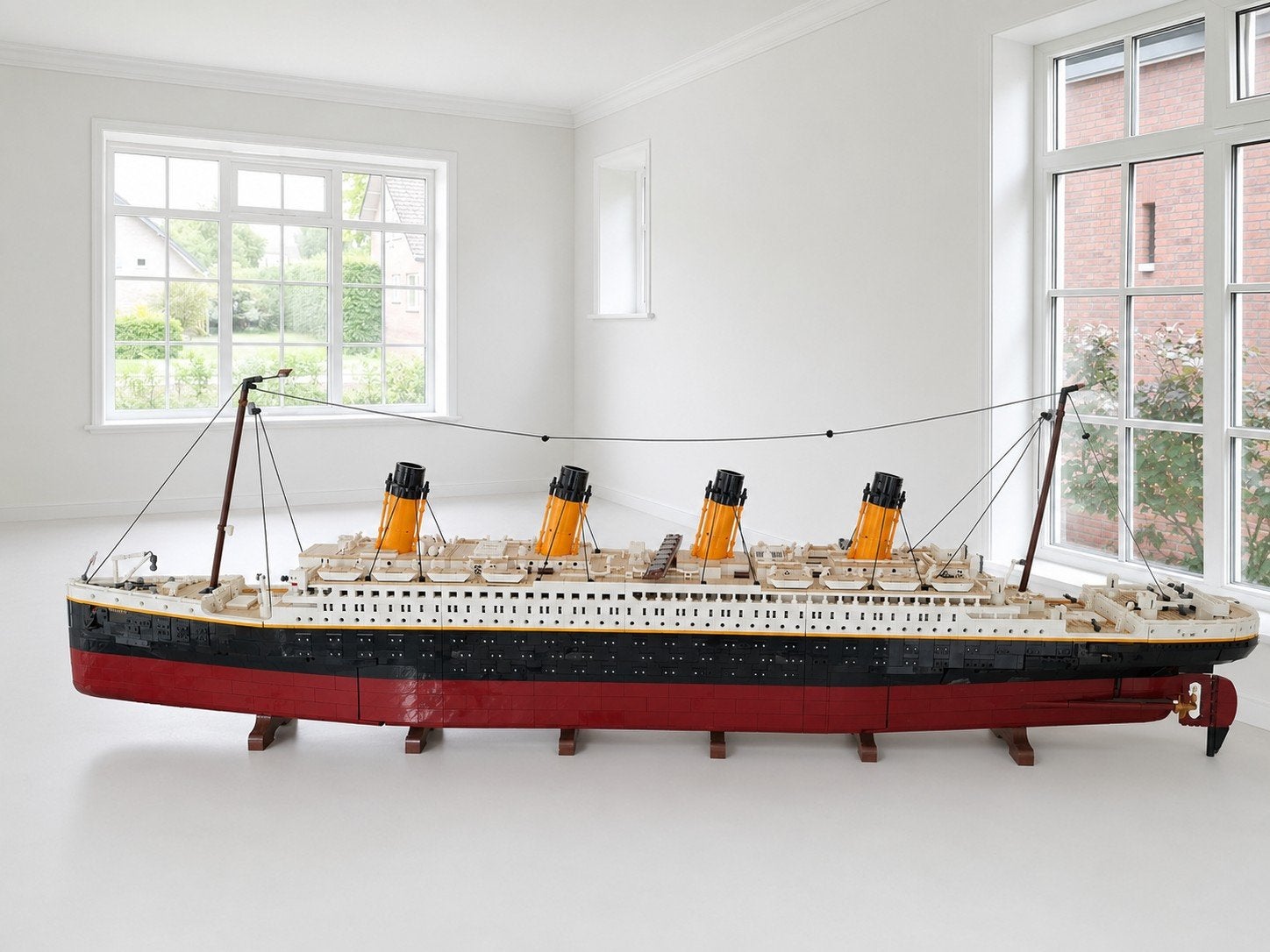 Groot LEGO Titanic Model - Indrukwekkend Bouwwerk, Ophalen, Zo goed als nieuw, Overige merken