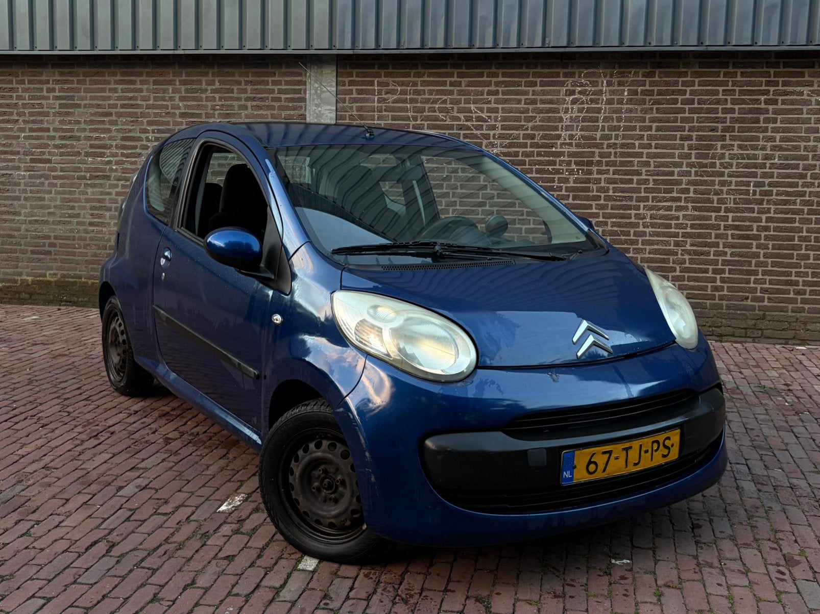 Citroën C1 Ambiance 2006 Blauw GEEN APK, LEES TEKST, Voorwielaandrijving, Zwart, 765 kg, C1