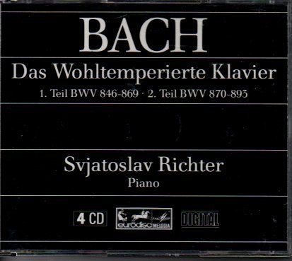 BACH - Das Wohltemperierte Klavier - Svjatoslav Richter -4, Boxset, Ophalen of Verzenden, Zo goed als nieuw, Pianomuziek