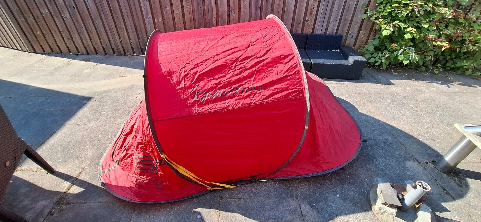Quechua 2 Seconds pop-up tent - 2 persoons, Caravans en Kamperen, Tenten, Ophalen, Gebruikt, Tot en met 2