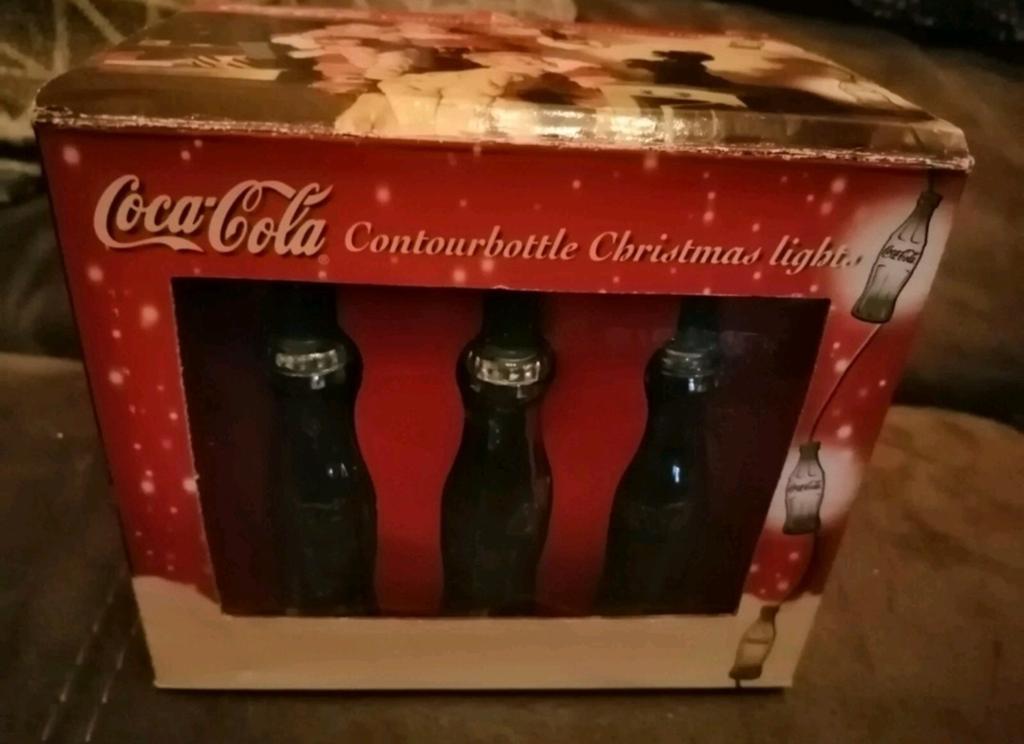 Coca Cola lichtketting 2002 kerstverlichting in doos, Verzenden, Gebruikt