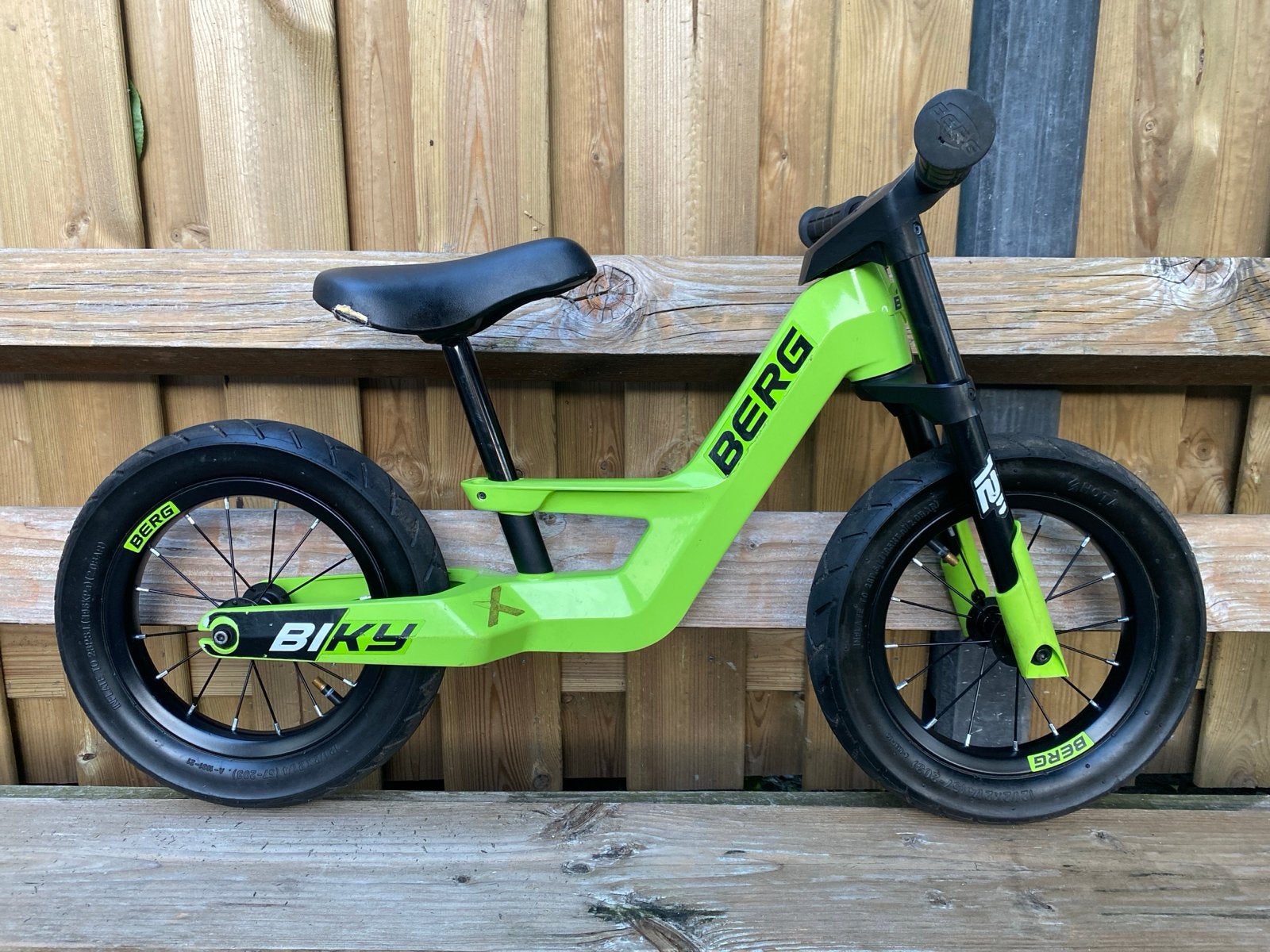 Berg Biky 12 inch loopfiets - Groen, Ophalen, Gebruikt, Minder dan 16 inch