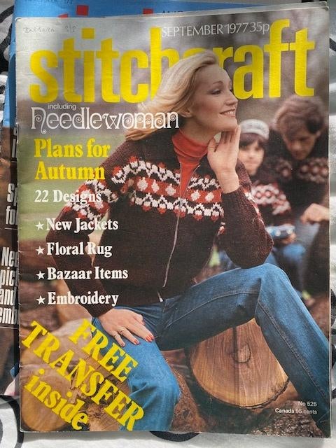 tijdschrift stitchcraft including needlewoman september 1977, Ophalen of Verzenden, Gelezen, Damesbladen