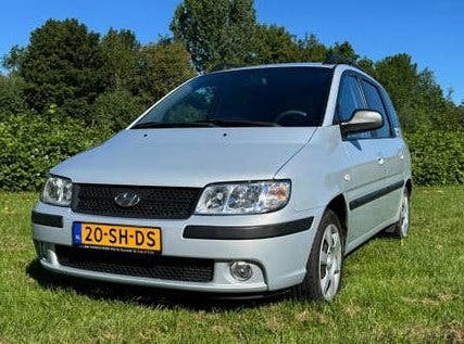 Hyundai Matrix 1.6 2006 Grijs, airco, trekhaak, Voorwielaandrijving, Matrix, Stof, 1599 cc
