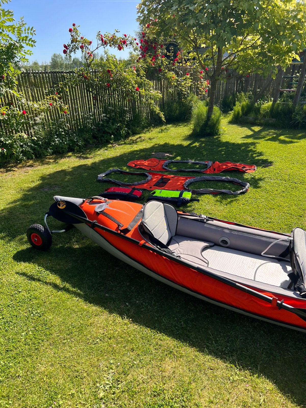 Advanced Elements AE1107 Opblaasbare Kayak Compleet Pakket, Watersport en Boten, Kajaks, Ophalen, 2-persoons, Opblaasbaar, Zo goed als nieuw