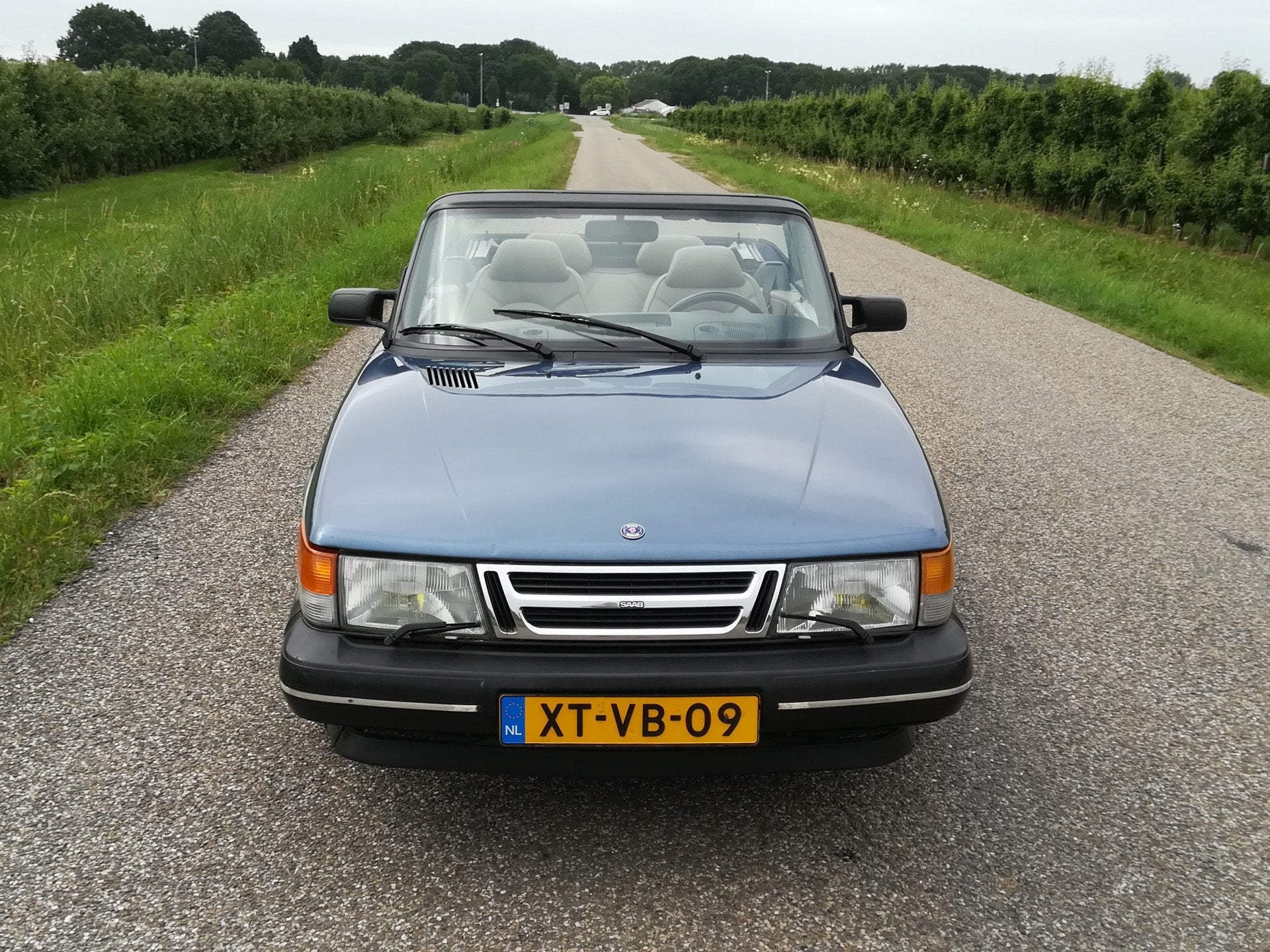 Saab 900 Classic Cabrio 2.0 S /Leder/zeer nette auto!/, Voorwielaandrijving, Beige, Cabriolet, Leder
