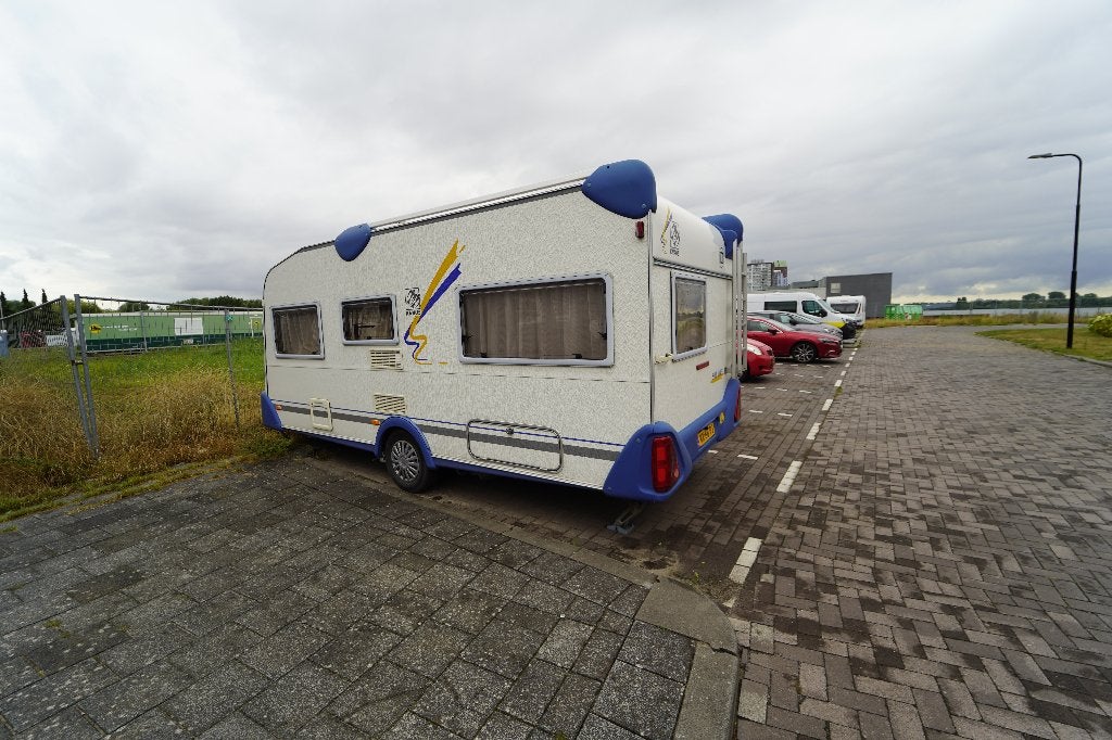 Knaus Sudwind 450 TF Airco!, Caravans en Kamperen, Caravans, Omvormbare zithoek, Rondzit, Particulier, 4 tot 5 meter