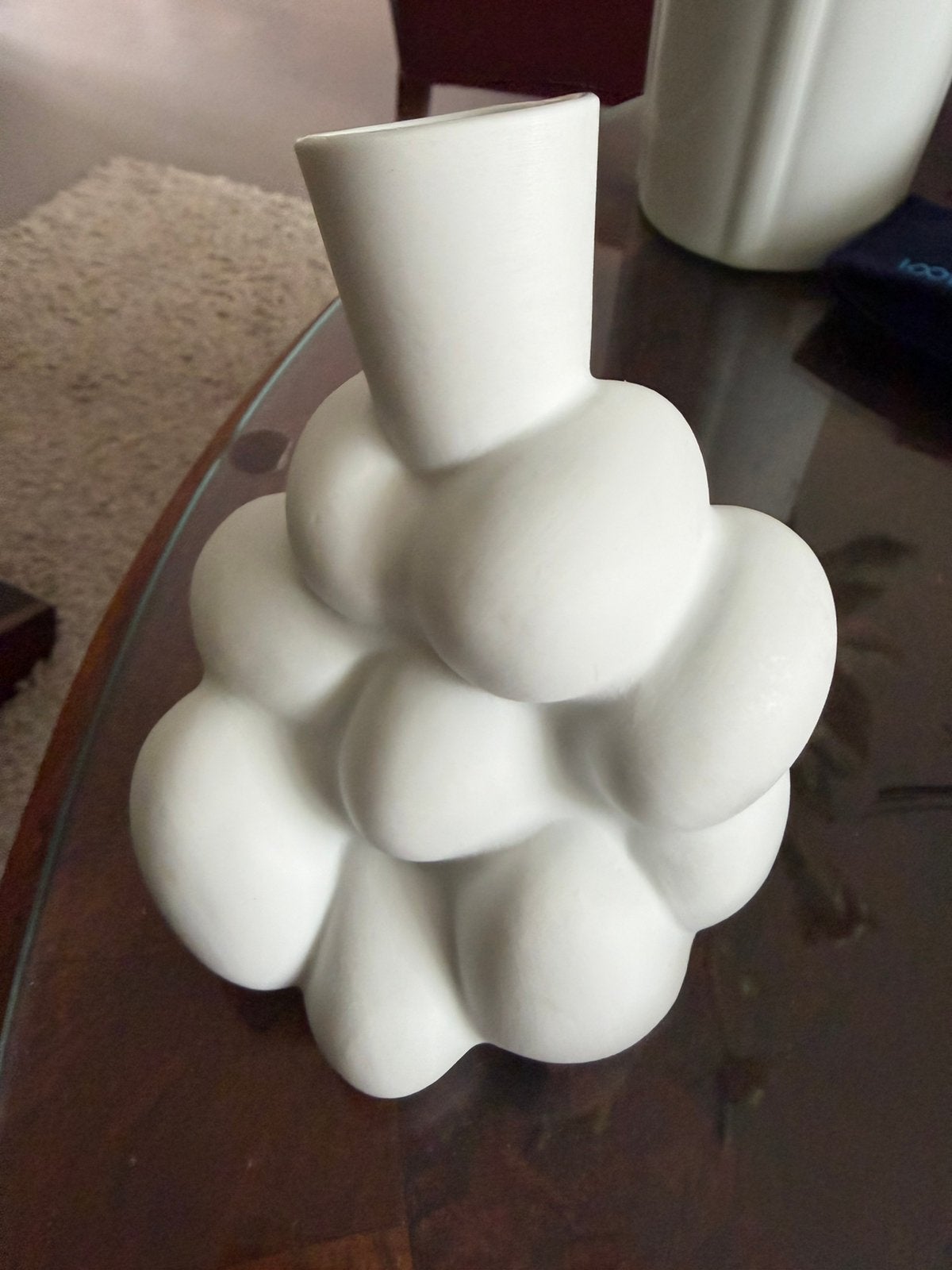 Marcel Wanders egg vase L in orginele doos, Ophalen of Verzenden, Nieuw, Wit