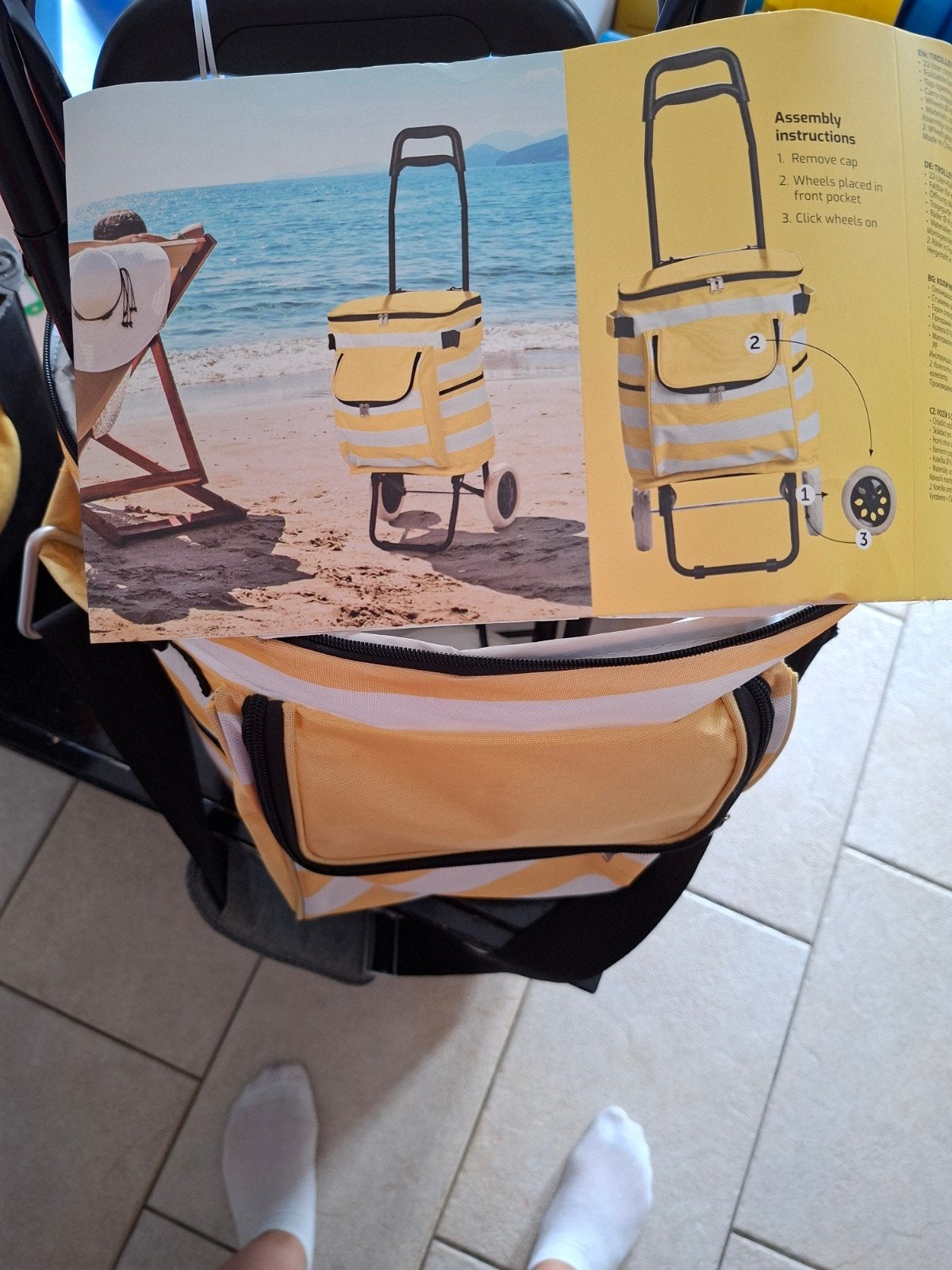 Nieuwe koeltas op wielen voor 1.5L flessen, Ophalen of Verzenden, Nieuw, Koeltas, Koelelement