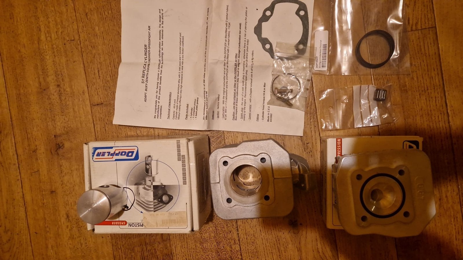 Doppler 50cc hoge druk cilinder peugeot zenithbuxyspeedfight, Ophalen, Nieuw, Cilinder