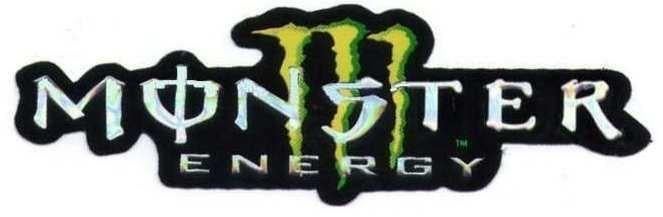 Monster Energy metallic sticker #5, Motoren, Ophalen of Verzenden