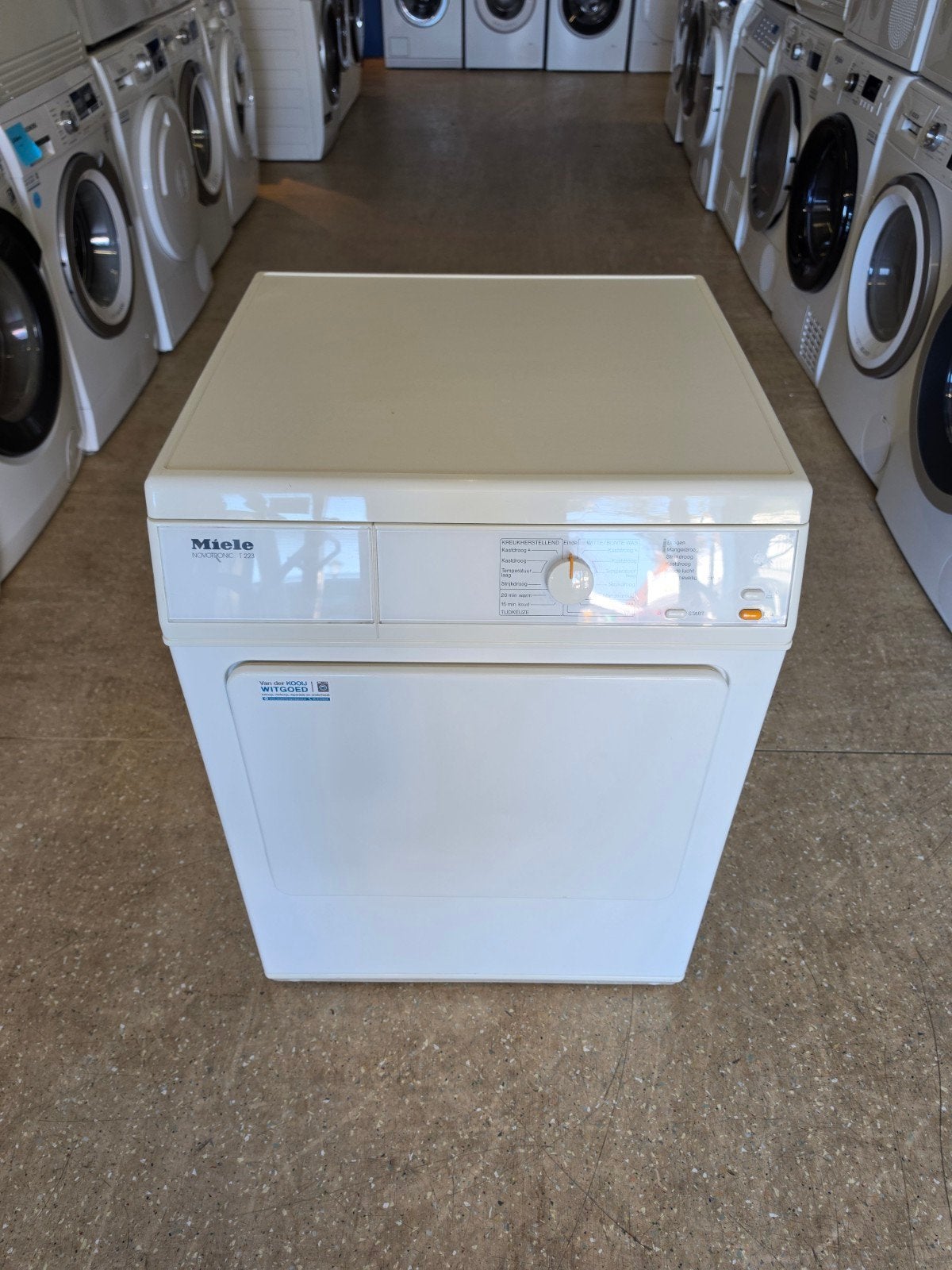 Miele Novotronic afvoerdroger | 6 kilo | Gratis thuis 🚚✅️, Jirnsum, 6 tot 8 kg, Luchtafvoer, Anti-kreukfase