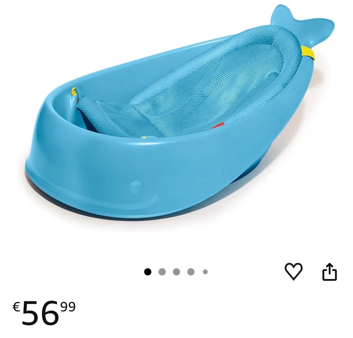 Skip Hop Moby Smart Sling 3-Stage Baby Badje - Blauw, Ophalen, Zo goed als nieuw, Badje, Overige merken