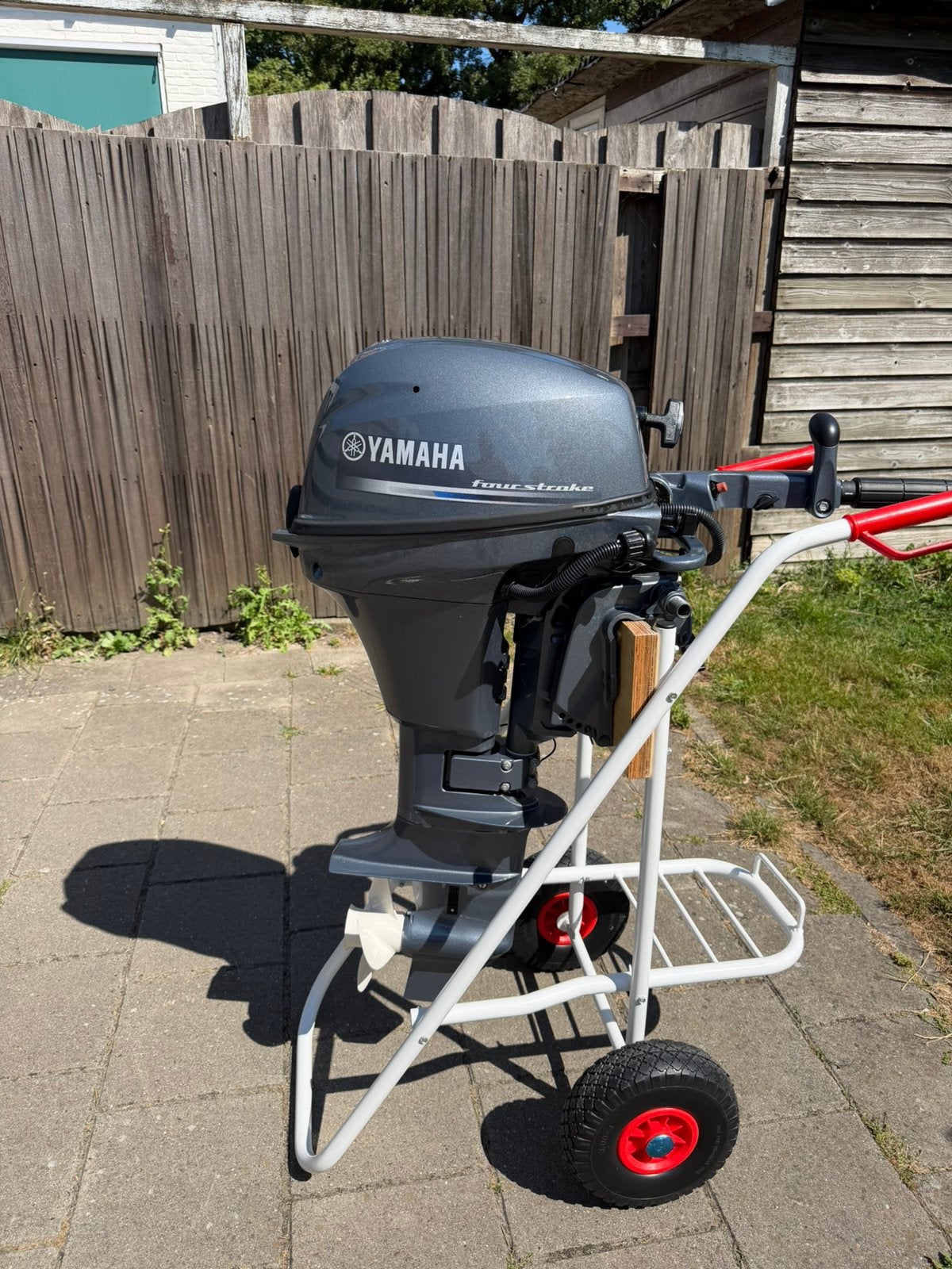 Yamaha 9,9 pk, Ophalen, Zo goed als nieuw, Benzine, 5 tot 10 pk