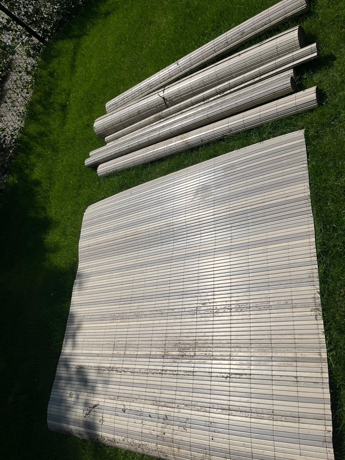 Hekwerkscherm / balkonscherm 180cm totaal ca 7meter, Ophalen, Gebruikt