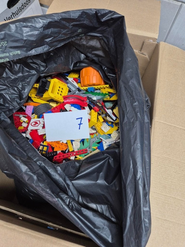 8,5 kg ongesorteerde lego, Ophalen of Verzenden, Gebruikt, Losse stenen, Lego