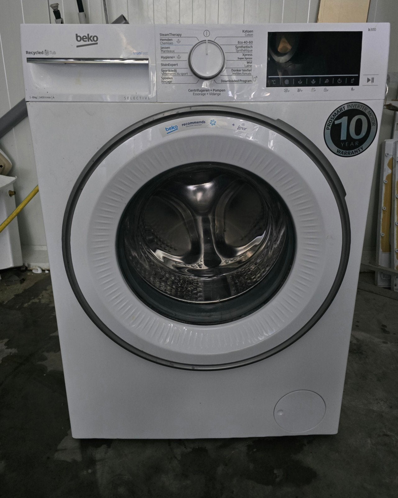 Keurige ruime Beko wasmachine! Garantie! Bezorgen kan!, 1200 tot 1600 toeren, Beko, Beko, 8 tot 10 kg