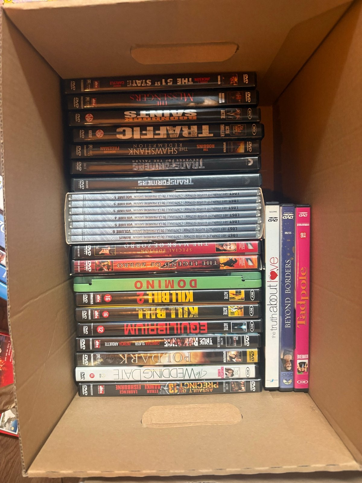 Grote collectie diverse DVD's - Actie, Drama, Komedie, Cd's en Dvd's, Vanaf 16 jaar, Nederlands, Ophalen of Verzenden, Gebruikt