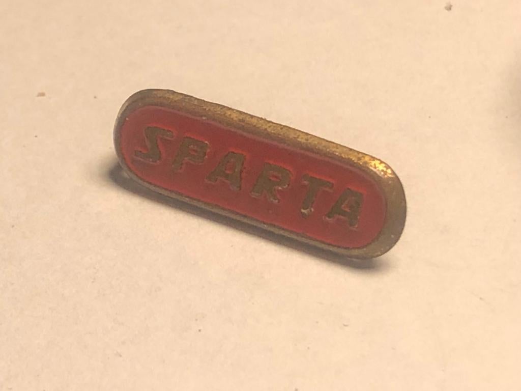 Metalen SPARTA BROMFIETSMERK Speld., Verzenden, Zo goed als nieuw, Transport, Speldje of Pin