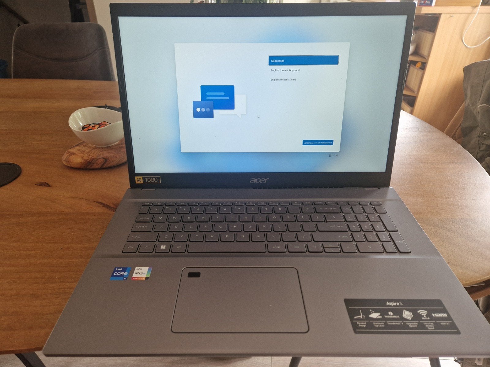 Acer Aspire 5 Pro A517-53-76RM win11Pro, Computers en Software, Windows Laptops, Ophalen of Verzenden, Zo goed als nieuw, SSD
