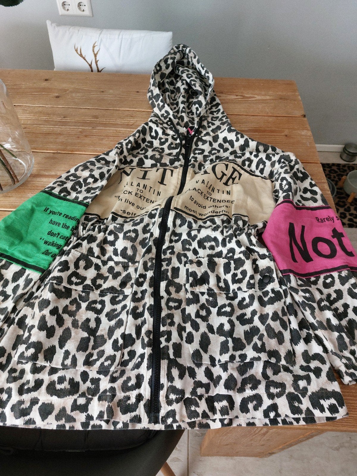 nieuwe panterprint jas, Made in Italy, Meerkleurig, Nieuw, Ophalen of Verzenden