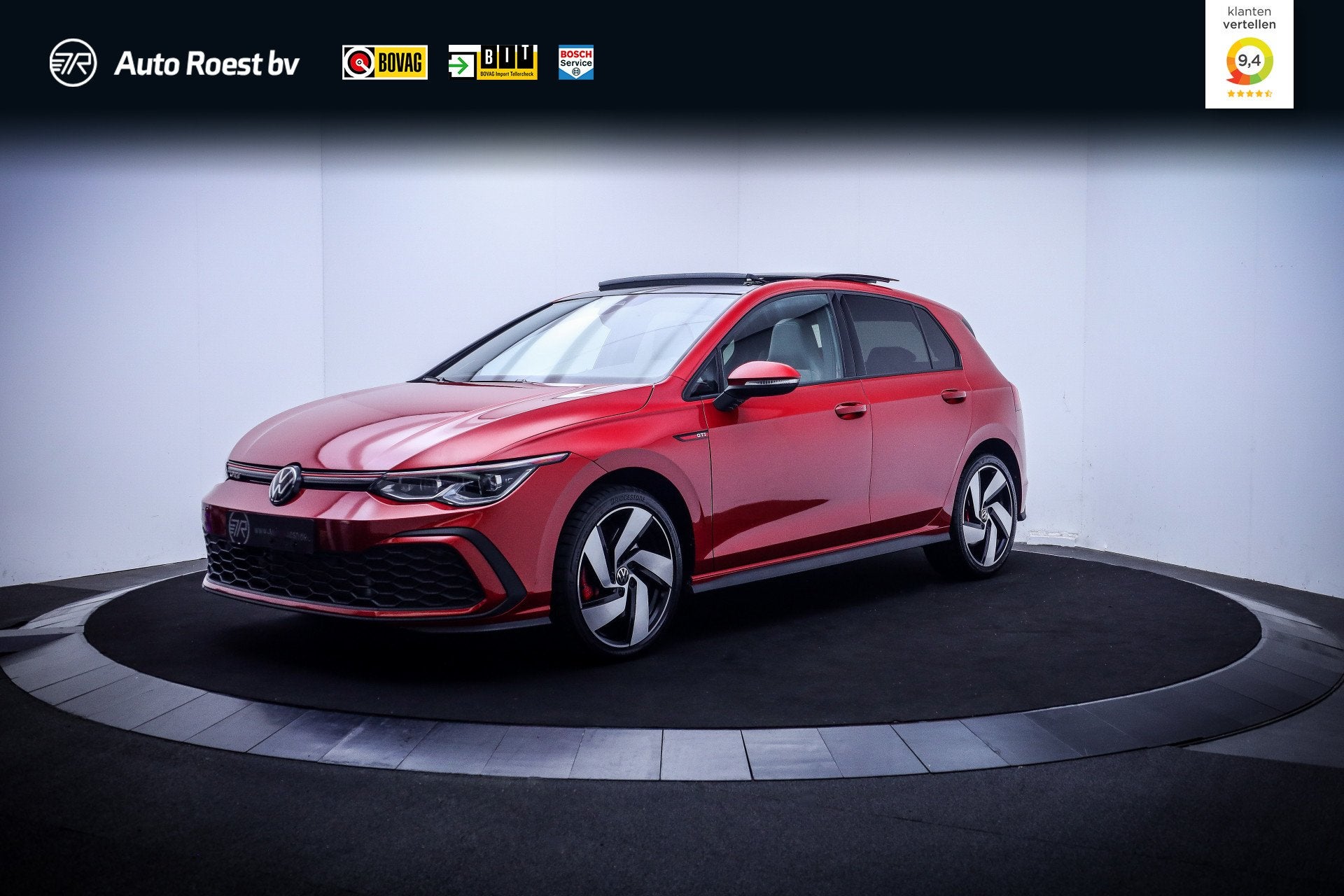 Volkswagen Golf 2.0 GTI DSG PANO | MEMORY | LEDER | HARMAN K, Auto's, Dealer onderhouden, Gebruikt, Zwart, 4 cilinders