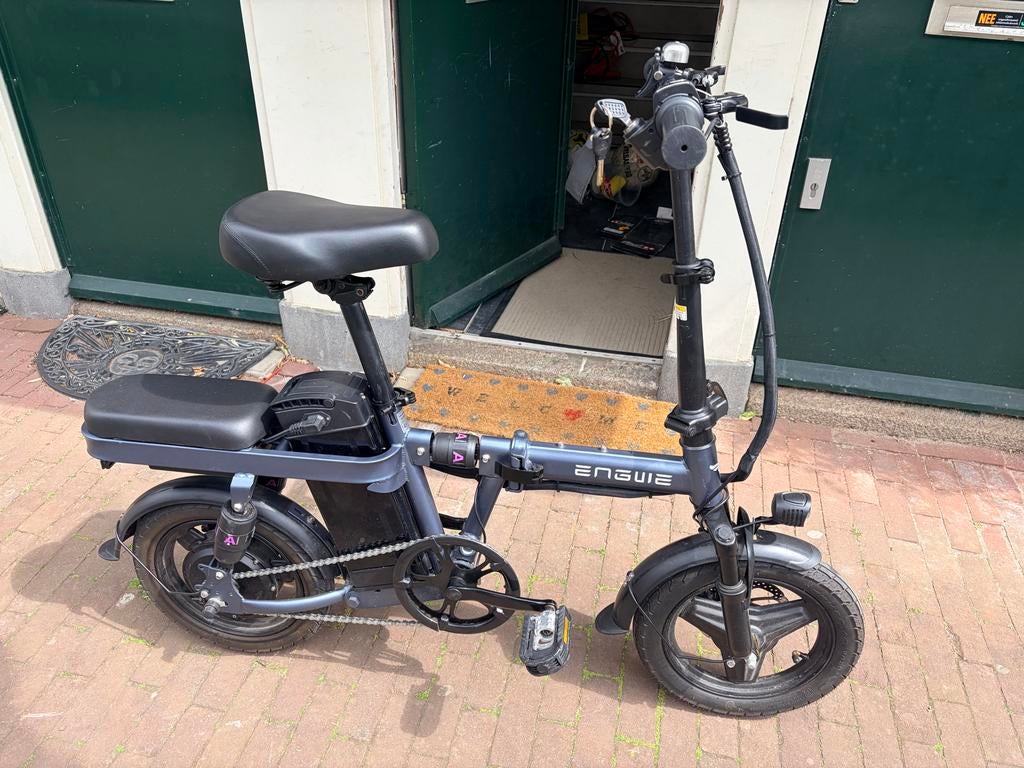 Engwe opvouwbare elektrische fiets met dubbel zadel, Fietsen en Brommers, Fietsen | Vouwfietsen, Versnellingen, Zo goed als nieuw