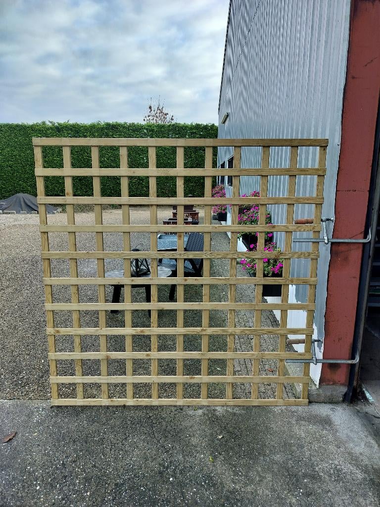 Trellis hout, Tuin en Terras, Tuinhekken en Hekwerk, Ophalen, Nieuw, Hout, Tuinhek