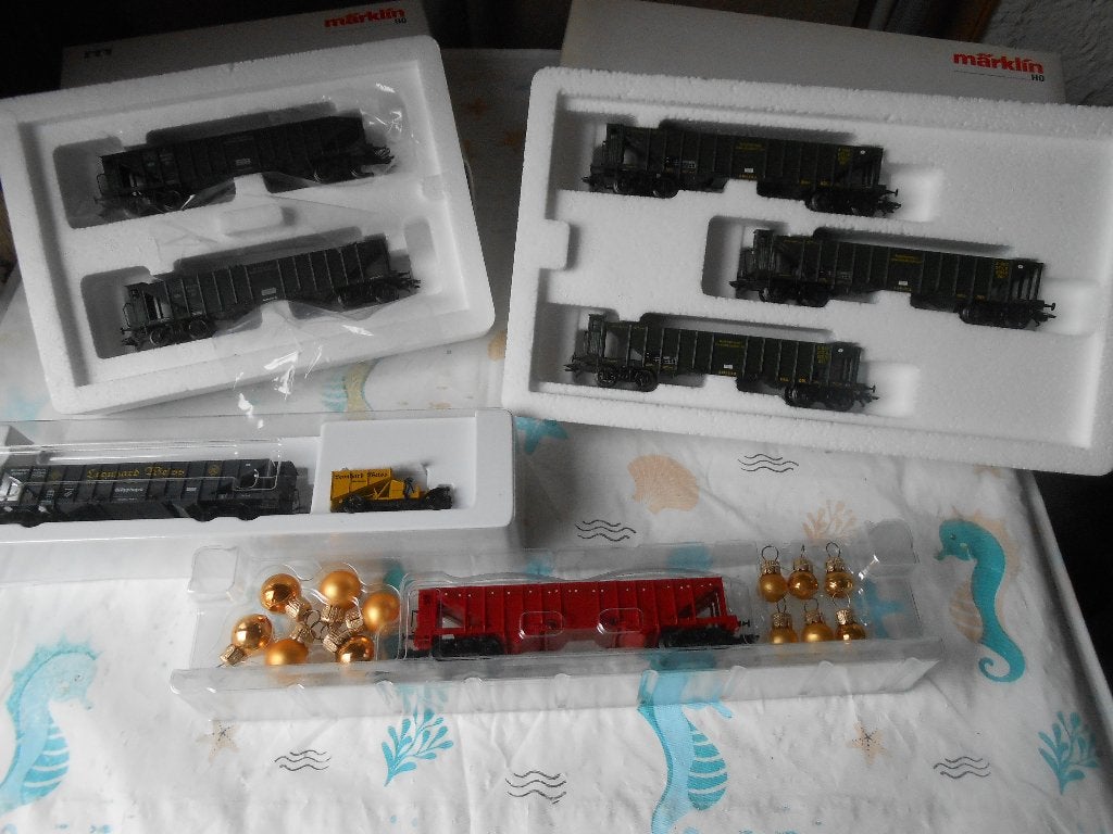 Märklin 46801, 46802, 46803, kerst 2011 48411, museum 2000,, Wisselstroom, Treinset, Nieuw, Ophalen of Verzenden