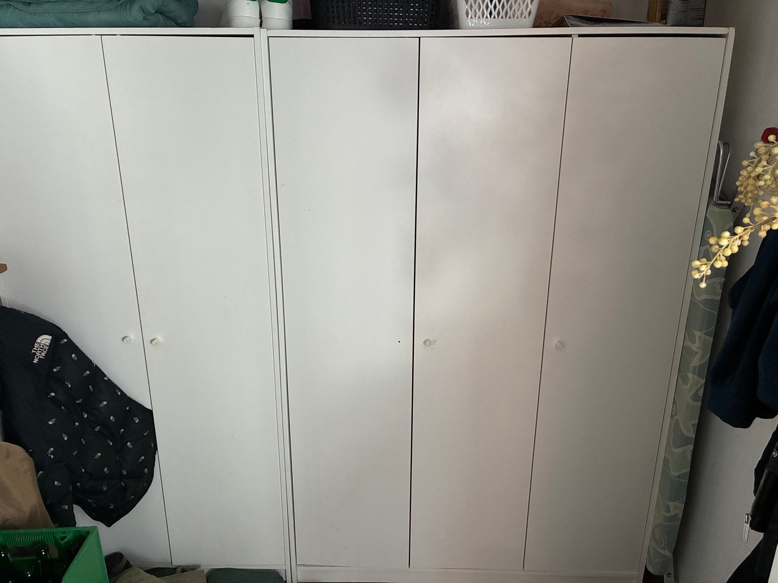 2 kledingkasten, 197x196 cm, gratis af te halen, Huis en Inrichting, Kasten | Kledingkasten, Ophalen, Gebruikt, 150 tot 200 cm