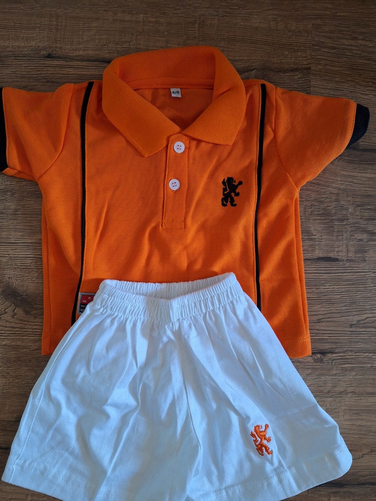Baby voetbalset Nederland oranje 4-6 maanden, Ophalen of Verzenden, Nieuw, Jongetje of Meisje