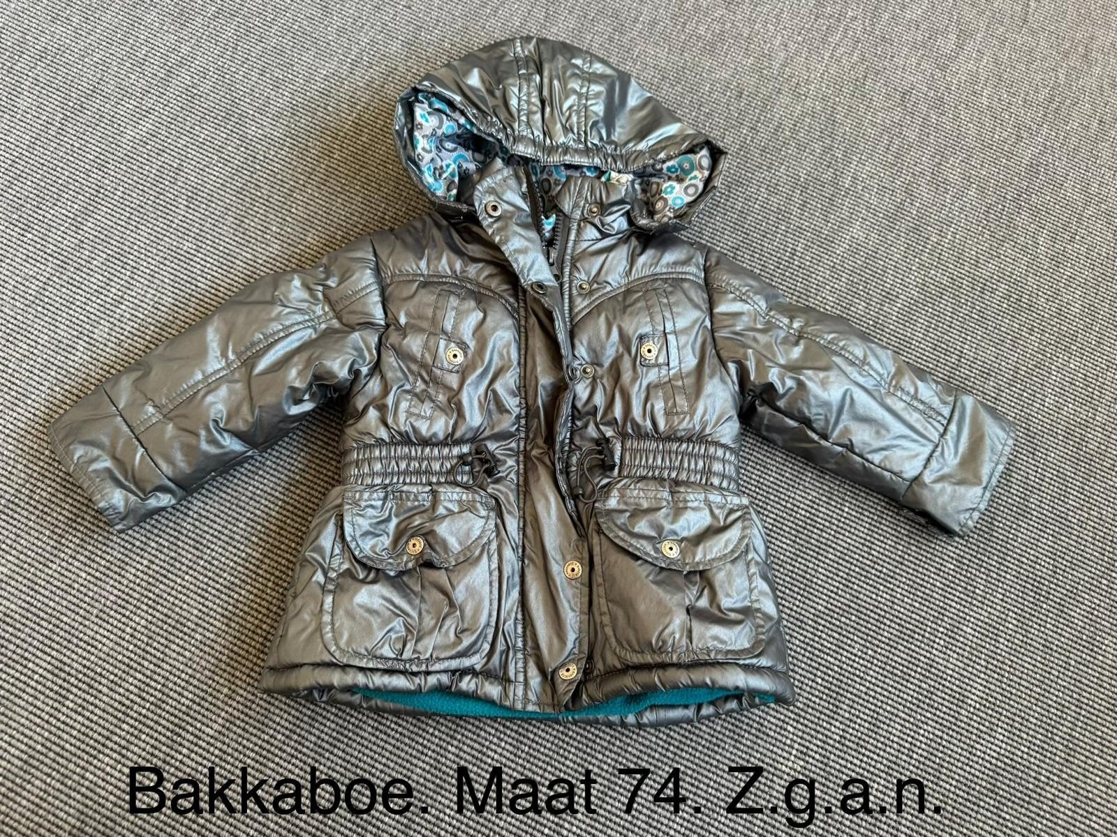 Bakkabou winter jas. Maat 74, Meisje, Ophalen of Verzenden, Zo goed als nieuw, Jasje