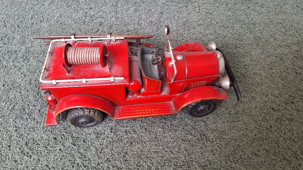 Brandweer auto metaal, Ophalen of Verzenden, Gebruikt, Auto