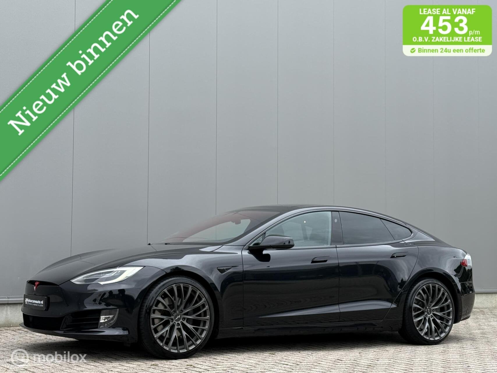 Tesla Model S 100D, SOH 88 %, Blackline Netjes , FSD, Vol, Auto's, Tesla, Bedrijf, Te koop, Model S, 4x4, ABS, Achteruitrijcamera
