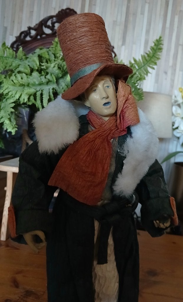 Pop Charles Dickens papier mache vintage, Ophalen of Verzenden