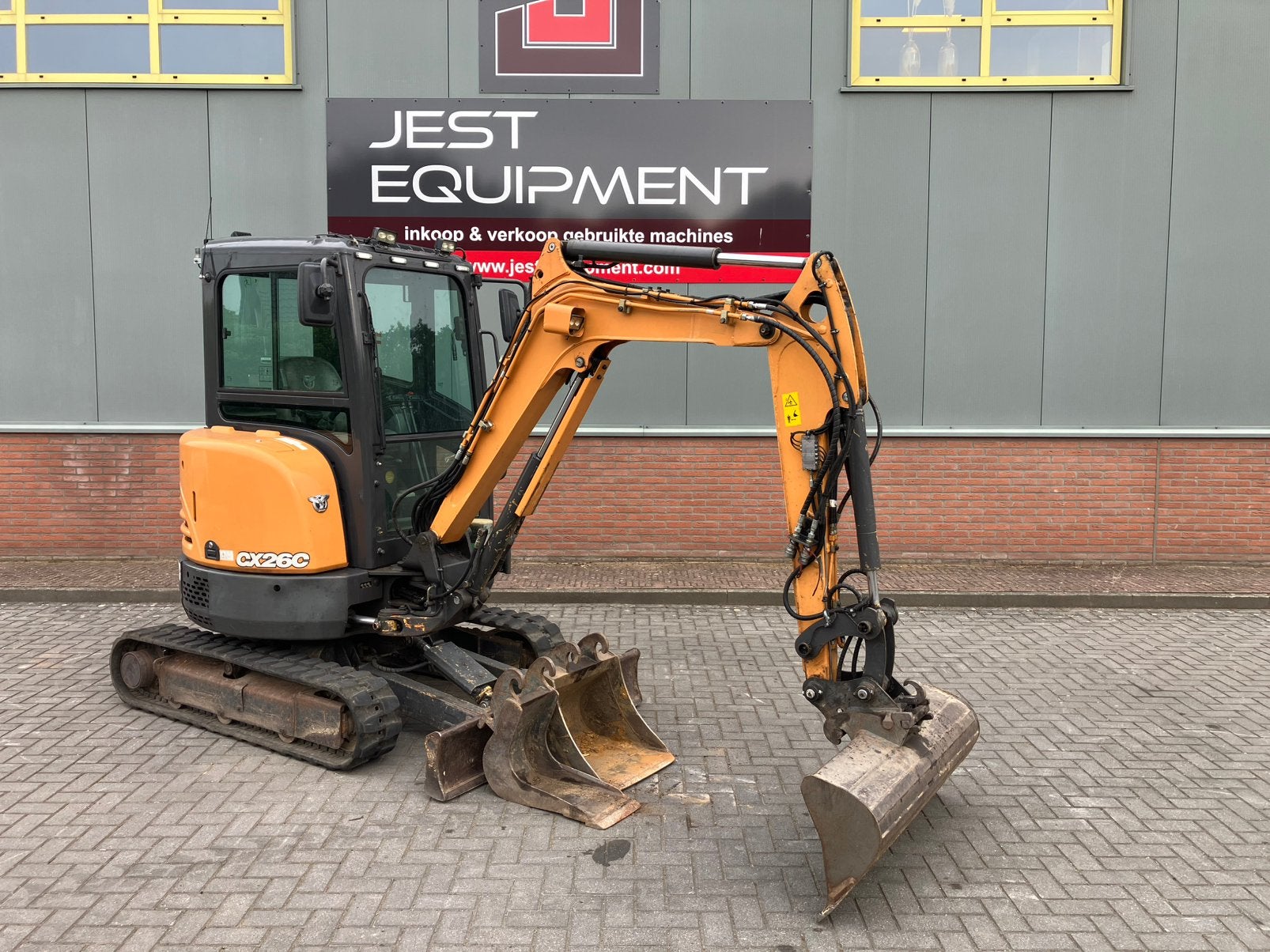 Case 2.6T minigraver 2016, sloop sorteer!, Ophalen, Graafmachine