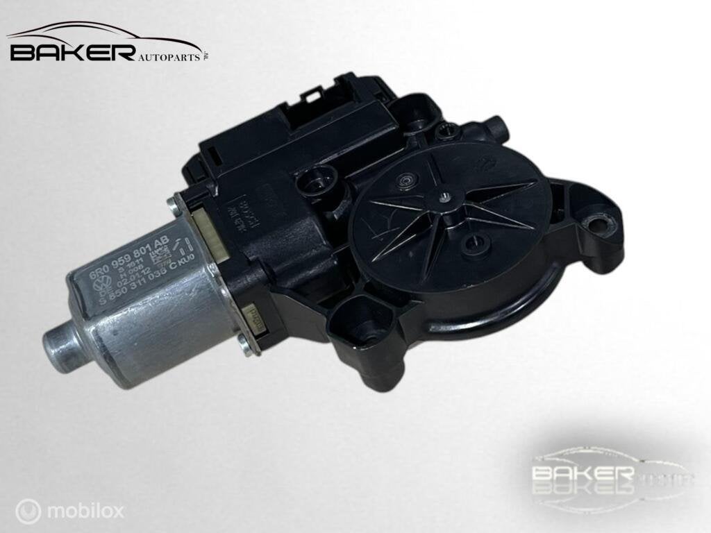 Raammotor linksvoor Volkswagen Polo 6R (09-'14) 6R0959801AB, Gebruikt, Volkswagen, Ophalen of Verzenden, Volkswagen