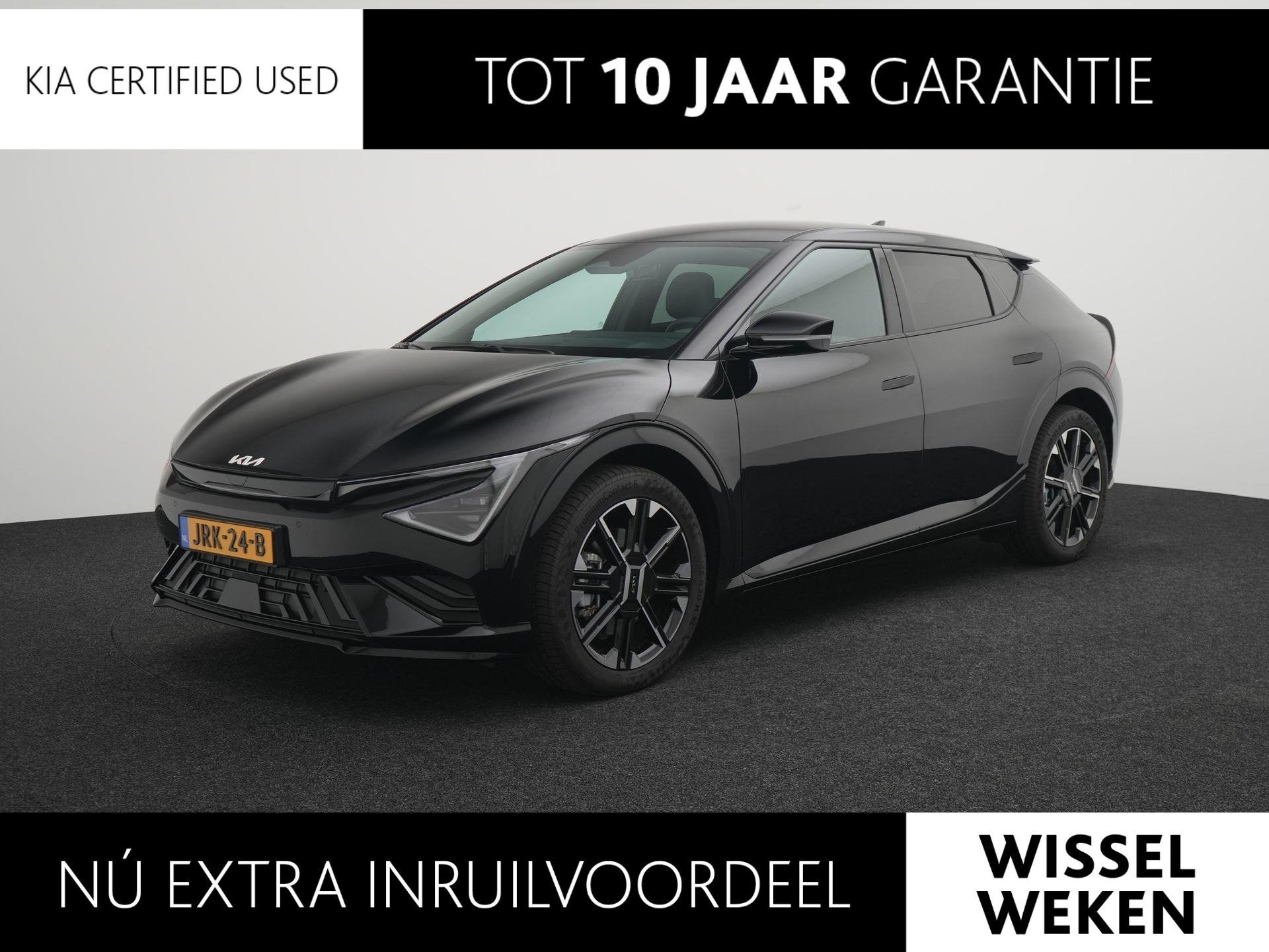 Kia EV6 GT-Line Business Edition 84 kWh APPLE CARPLAY | ADAP, Auto's, Automaat, Achterwielaandrijving, 1960 kg, Zwart