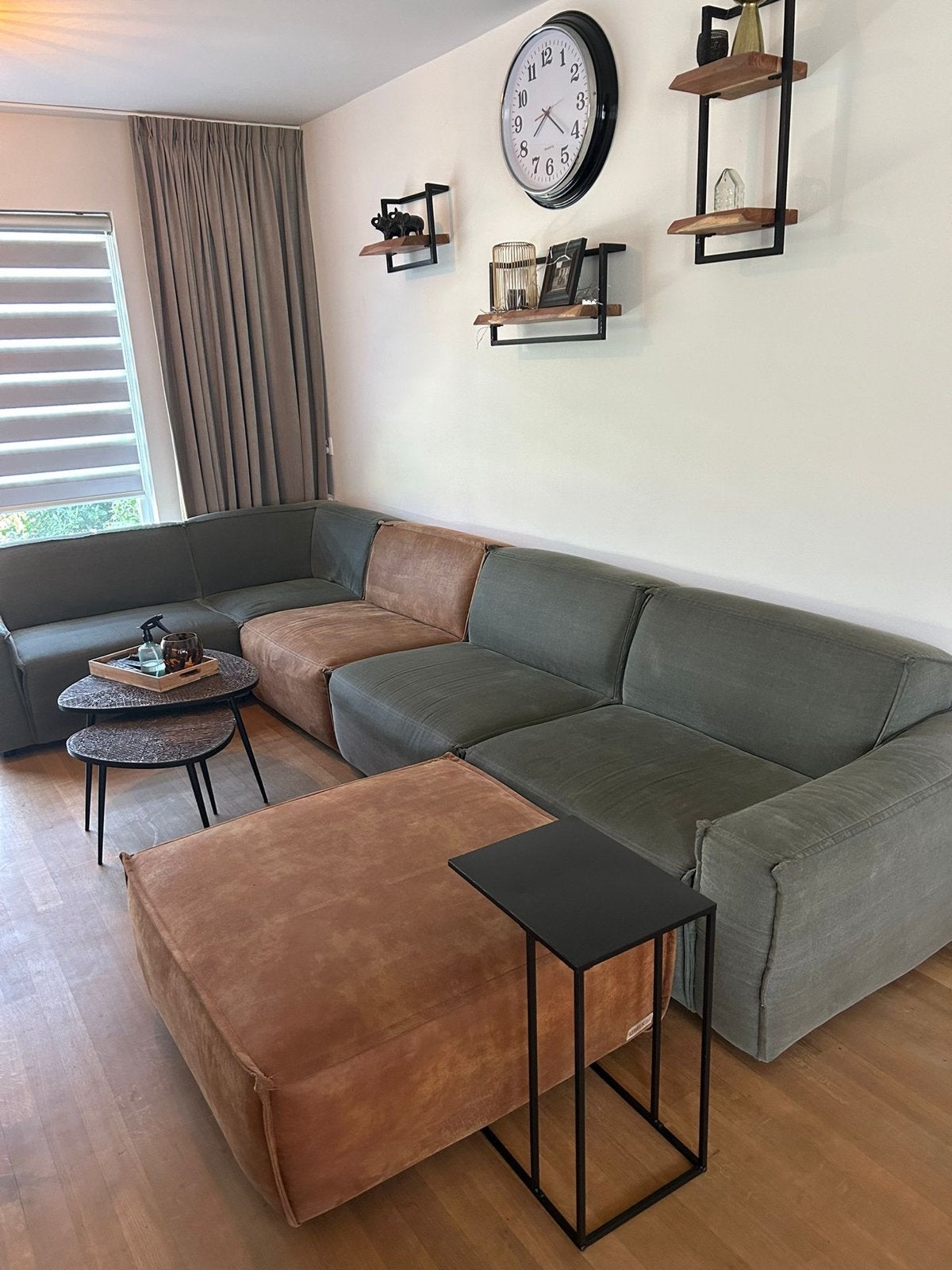 Modulaire hoekbank MOET WEG!, Ophalen, Gebruikt, 100 tot 125 cm, Hoekbank