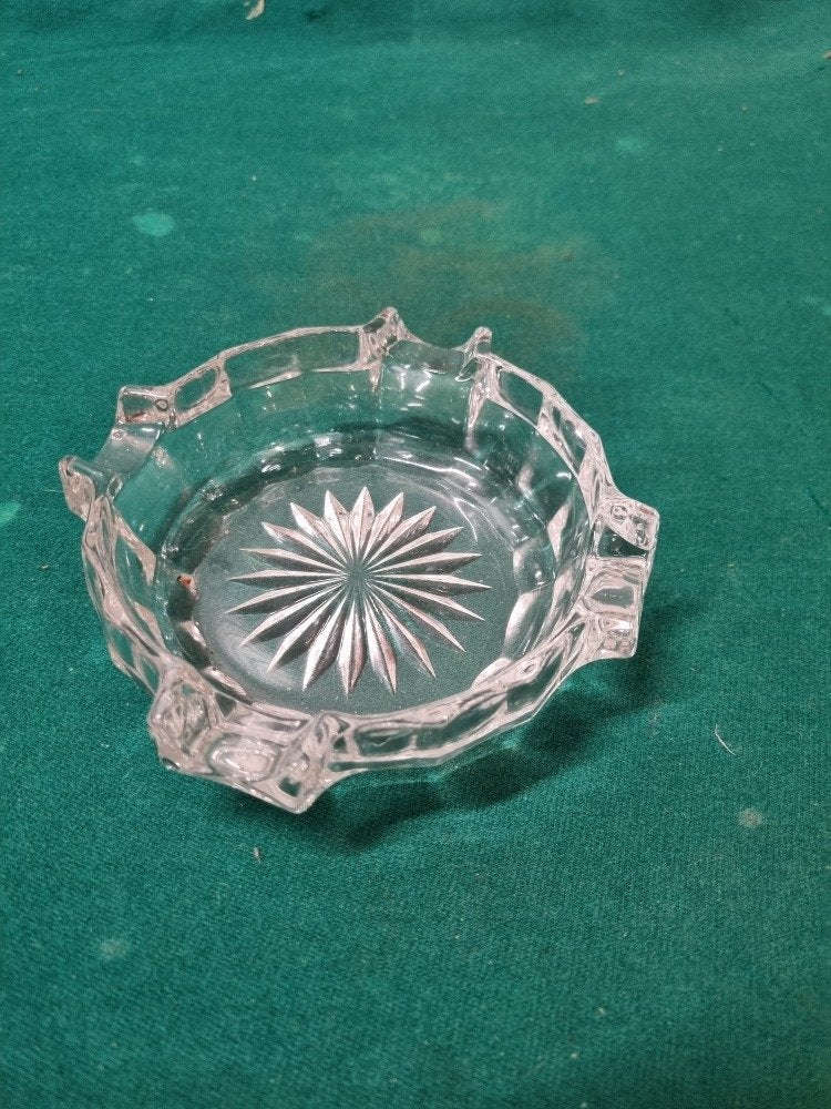 asbak kristal glas vintage, Ophalen of Verzenden, 'T Olde Gre-j, Info@toldegrej.nl, Endepoelstraat 20f Didam