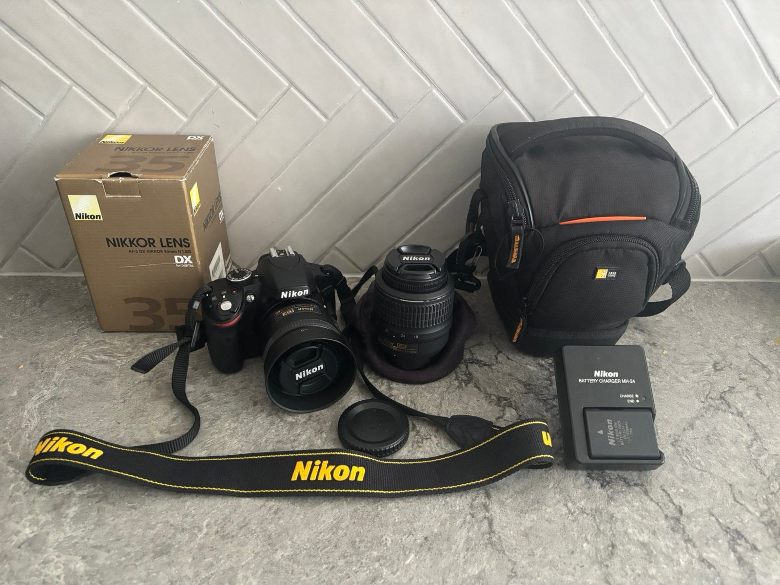 Fotocamera Nikon D3200, Ophalen, Zo goed als nieuw, Nikon, Geen optische zoom
