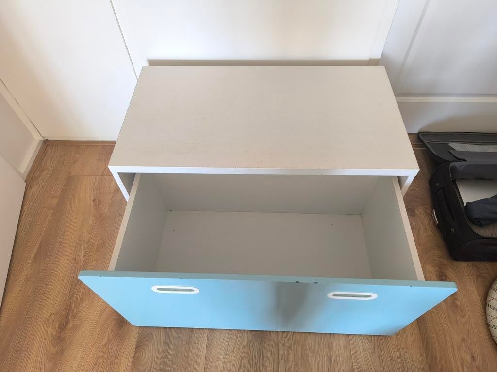 IKEA SMÅSTAD/STUVA Opbergkist Blauw/Turquoise, Ophalen, Gebruikt, Overige typen